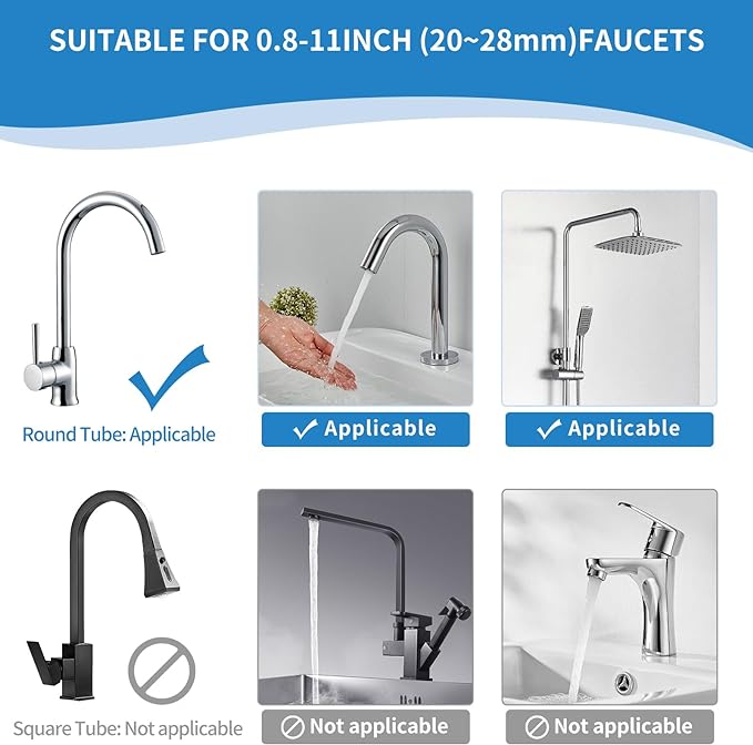 Faucet‑Mounted Sink‑Sponge‑Holder | Tool‑Free Install, Removable‑Drip‑Tray & Side‑Hook🏠