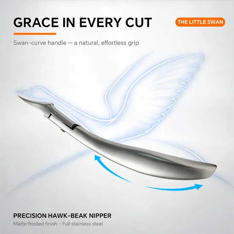 📢📢49% OFF !! ⏰Stainless Steel Ingrown Toenail Clipper and Dead Skin Nipper 2 Piece Manicure Set