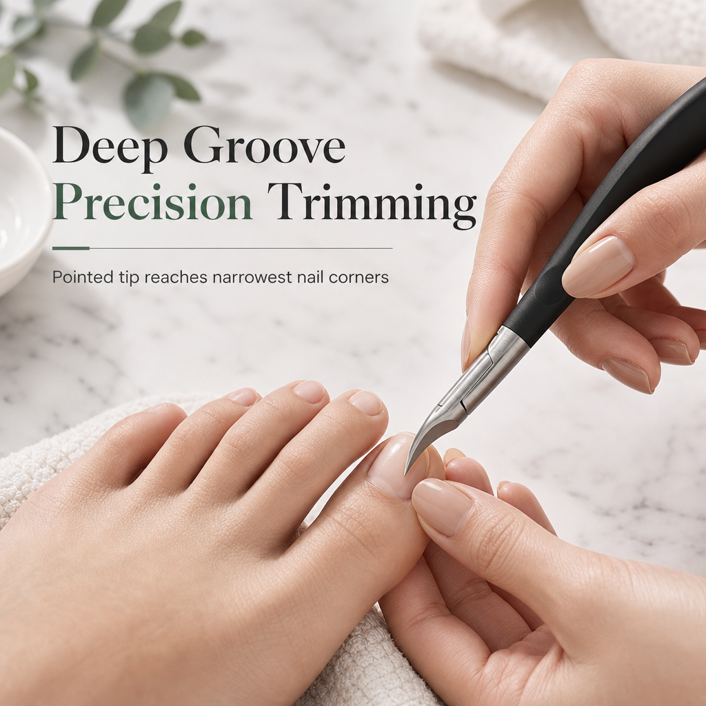 📢📢49% OFF !! ⏰Stainless Steel Ingrown Toenail Clipper and Dead Skin Nipper 2 Piece Manicure Set