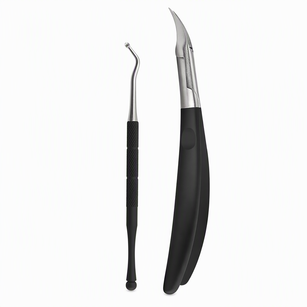 📢📢49% OFF !! ⏰Stainless Steel Ingrown Toenail Clipper and Dead Skin Nipper 2 Piece Manicure Set