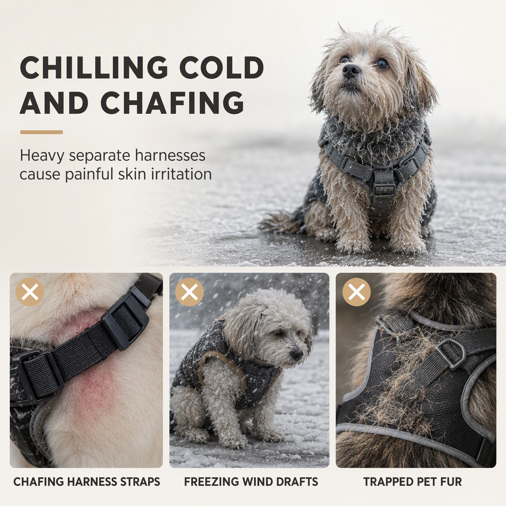 🐶 50% OFF! 🧥 Warm Padded Dog Coat – Waterproof & windproof winter comfort ✨