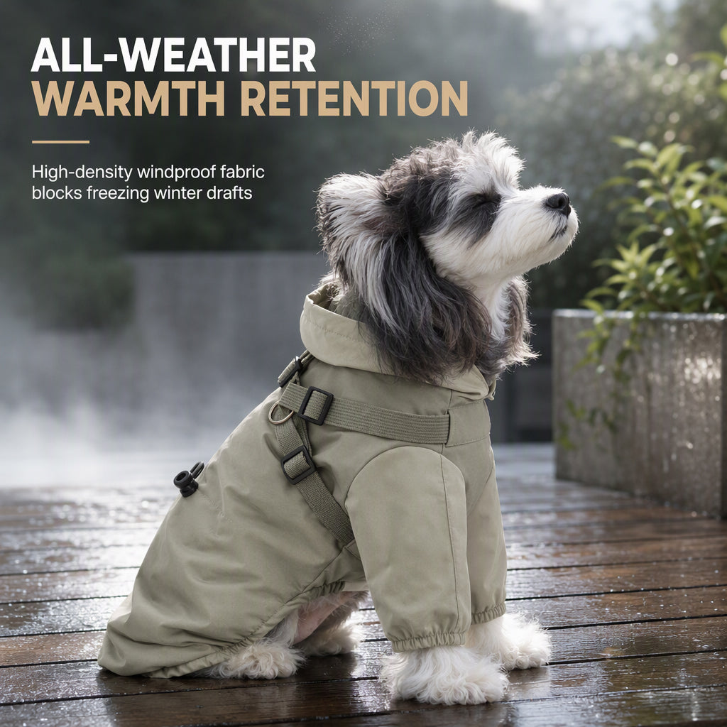 🐶 50% OFF! 🧥 Warm Padded Dog Coat – Waterproof & windproof winter comfort ✨