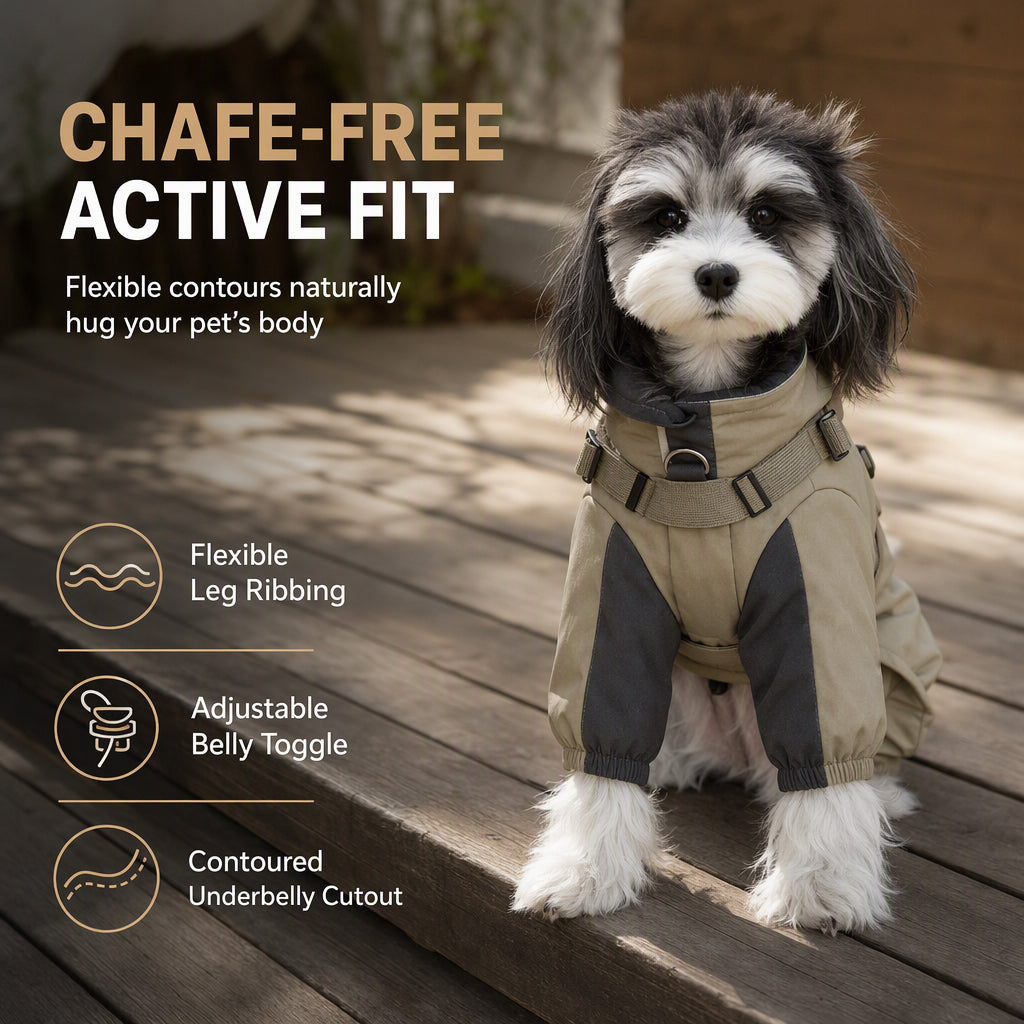 🐶 50% OFF! 🧥 Warm Padded Dog Coat – Waterproof & windproof winter comfort ✨