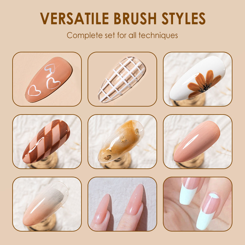 9PCS Acrylic Art Brush Set