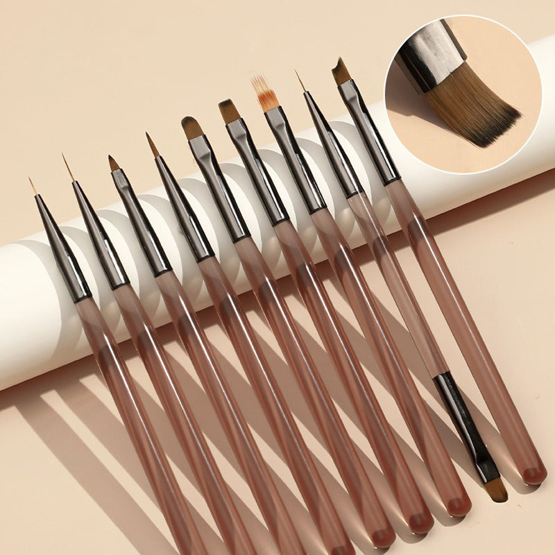 9PCS Acrylic Art Brush Set