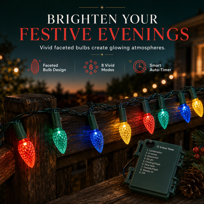 🍓 50% OFF! ✨ Strawberry String Lights – Battery, 8 modes & festive decor ✨