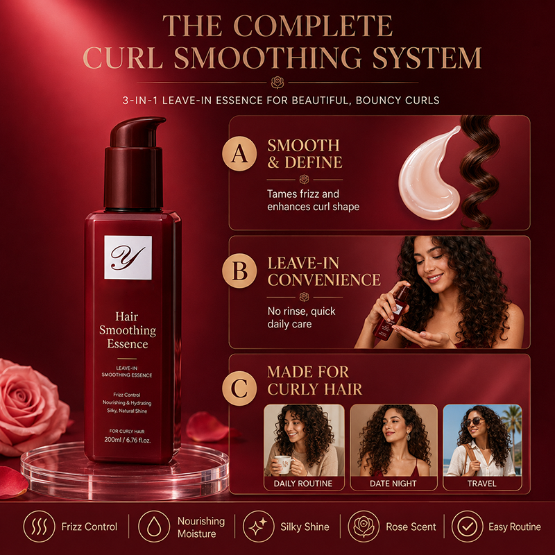 💆 Leave-In Conditioner: 9 Plant Extracts, Frizz Smoothing, Perfume-Grade, 100/200ml