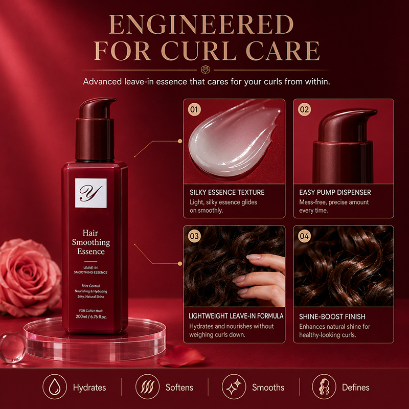 💆 Leave-In Conditioner: 9 Plant Extracts, Frizz Smoothing, Perfume-Grade, 100/200ml