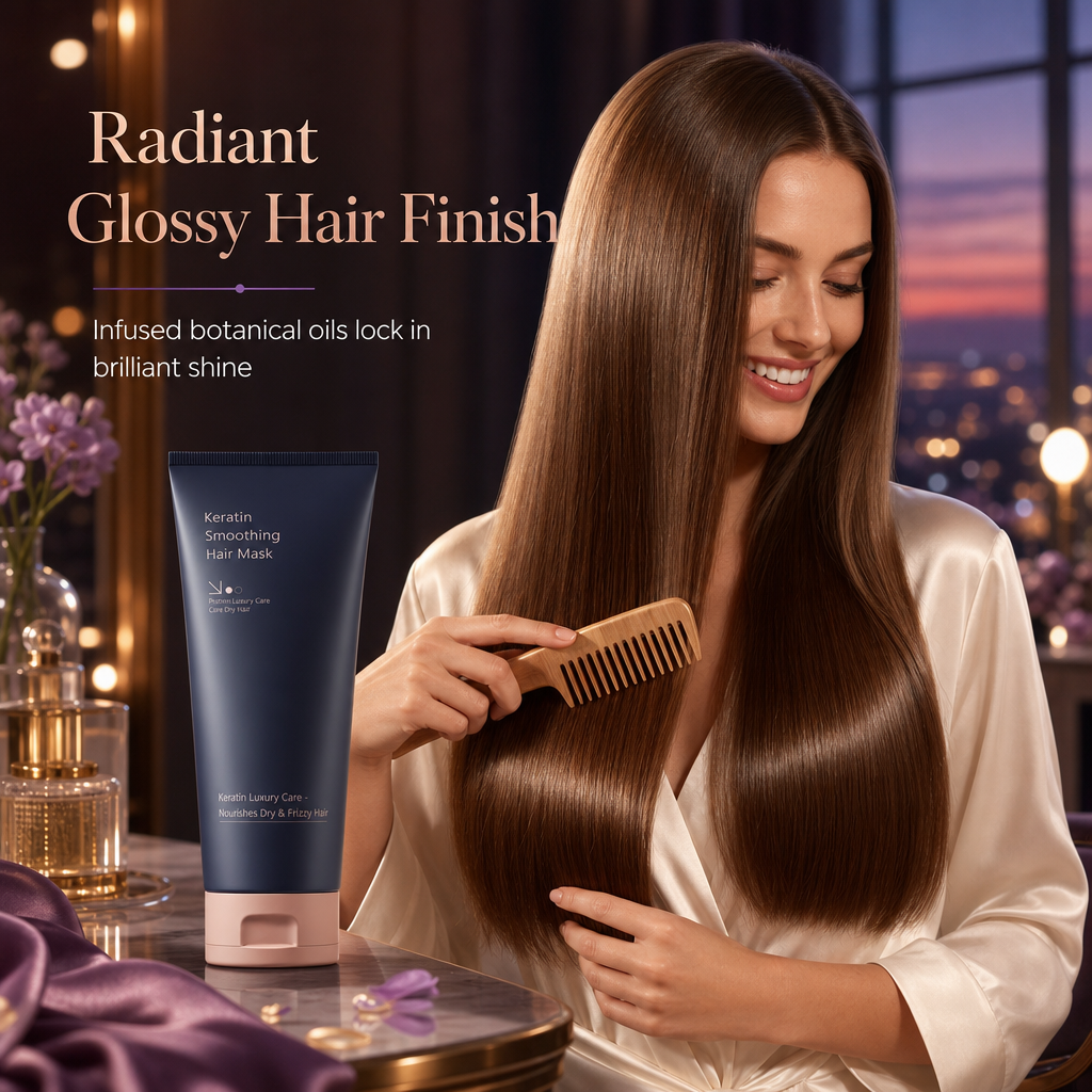Keratin Smoothing Hair Mask 320ml Nourishing and Repairing Treatment for Dry Frizzy and Damaged Hair