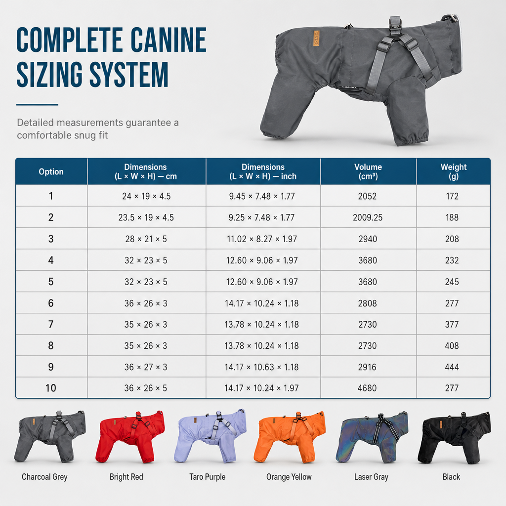 Lightweight Water Resistant Four Legged Dog Raincoat Reflective Outdoor with Leash Attachment for Small and Large Dogs