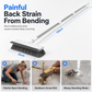 Long Handle Floor Scrub Brush with Stiff Bristles and Squeegee 2-in-1 Household Bathroom Cleaning Tool with Built-in Soap Dispenser and Detachable Head