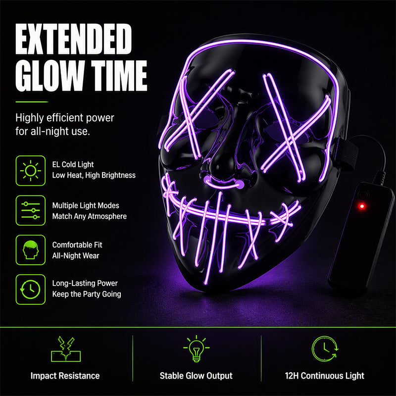 Halloween LED Glowing Mask