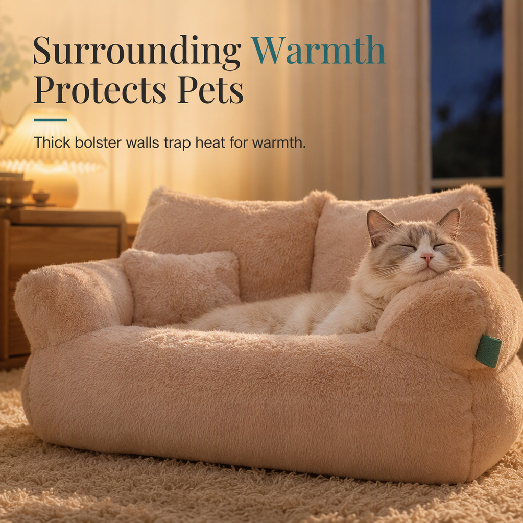 Warm Winter Pet Bed Soft Cat Sofa and Dog Bed Cushion for Cats and Dogs