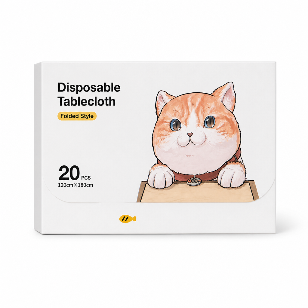 ⏳Limited-time 50% off⏰Disposable Plastic Transparent Table Cover (20 Sheets)🛡️🍨