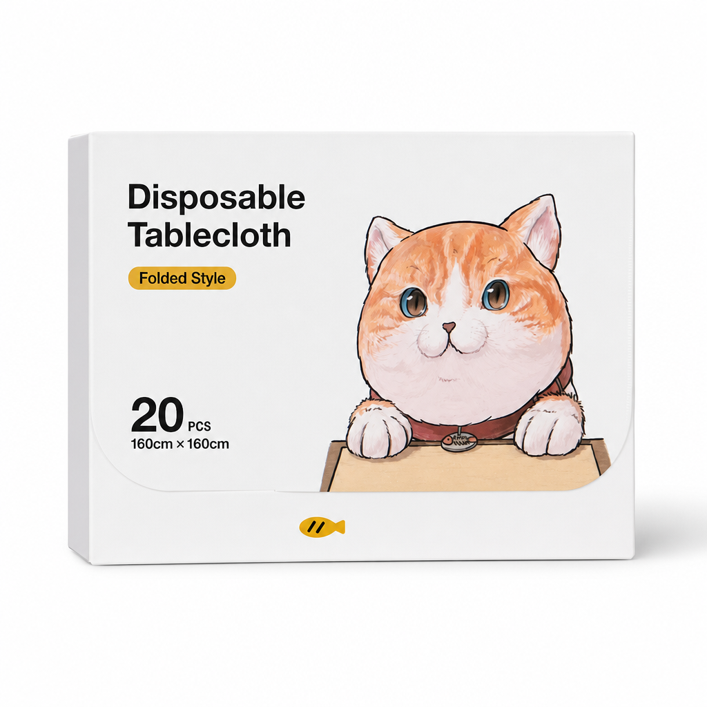 ⏳Limited-time 50% off⏰Disposable Plastic Transparent Table Cover (20 Sheets)🛡️🍨