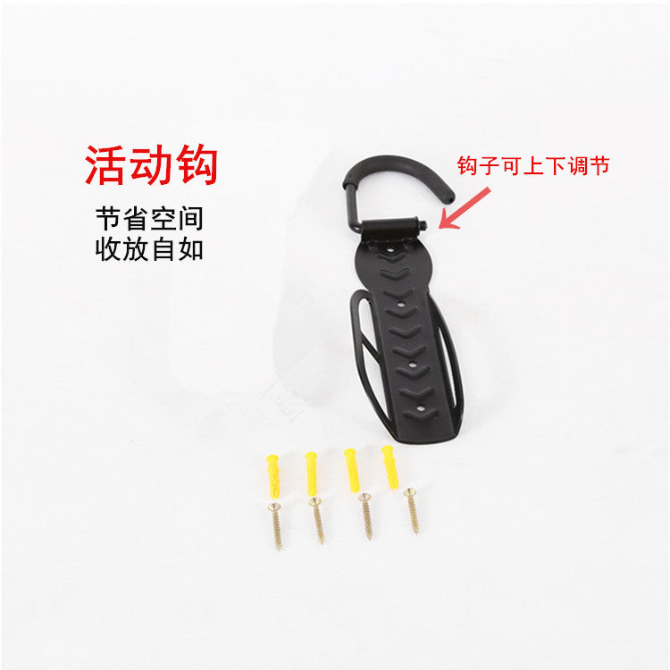 Adjustable Wall Mounted Bike Hanger Indoor Bicycle Storage Rack Hook for Mountain Bikes