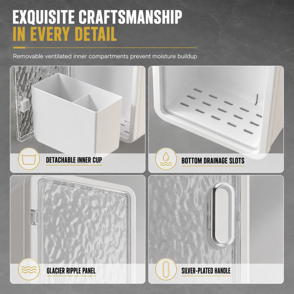 ⏳Limited-time 50% off⏰Wall-Mounted Bathroom Organizer🛡️🪥