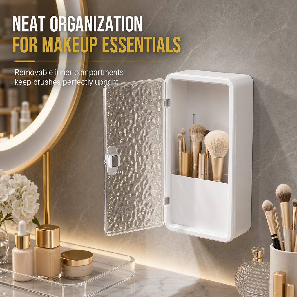⏳Limited-time 50% off⏰Wall-Mounted Bathroom Organizer🛡️🪥