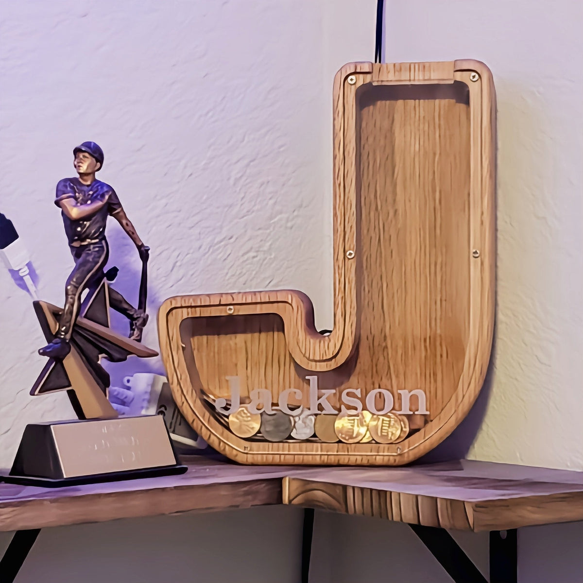 Personalized Boys/Girls Piggy Bank-Wood Gift For Kids
