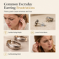 ⏳Time-Limited Special ⏰Vintage Leopard Print U Shaped Huggie Hoop Earrings for Women