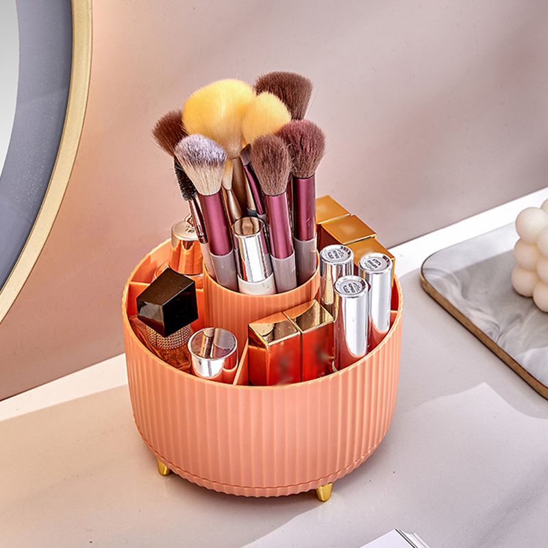 🔥50% OFF!!📢🌀 Rotating Desk Organiser with Compartments – Keep Pens, Make-Up & Everyday Essentials Tidy, One Quick Spin Away ✨