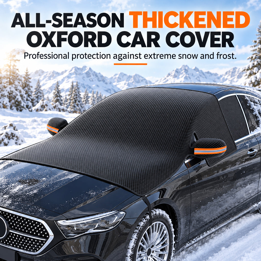 🎁2026 New Arrivals 50% OFF💥Thickened Oxford Windshield Cover – Windproof Magnetic Edges, Waterproof & All-Season Protection for Ice, Snow & Sun ☀️