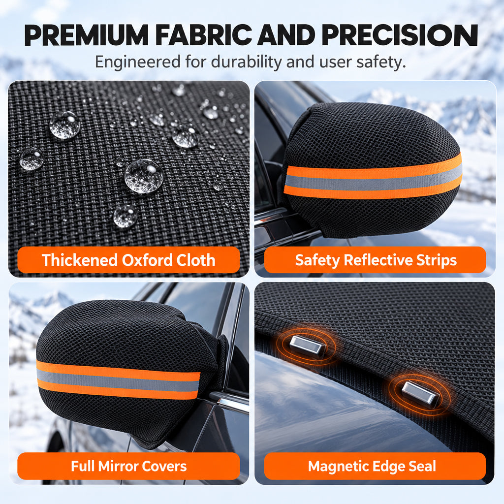 🎁2026 New Arrivals 50% OFF💥Thickened Oxford Windshield Cover – Windproof Magnetic Edges, Waterproof & All-Season Protection for Ice, Snow & Sun ☀️