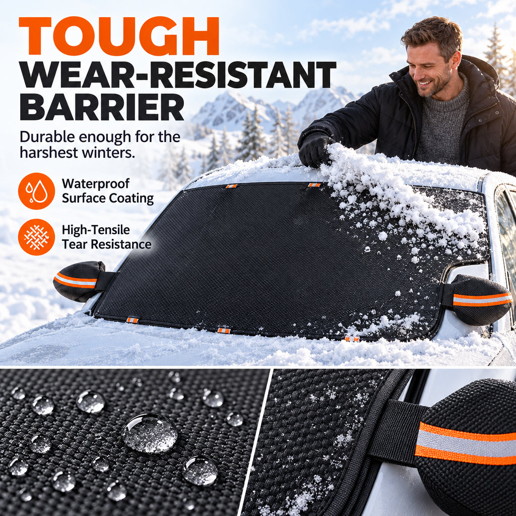🎁2026 New Arrivals 50% OFF💥Thickened Oxford Windshield Cover – Windproof Magnetic Edges, Waterproof & All-Season Protection for Ice, Snow & Sun ☀️
