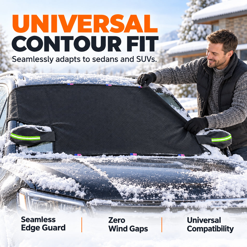 🎁2026 New Arrivals 50% OFF💥Thickened Oxford Windshield Cover – Windproof Magnetic Edges, Waterproof & All-Season Protection for Ice, Snow & Sun ☀️