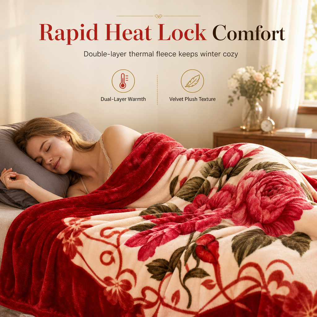 ⏳Limited-time 50% off⏰Thickened Soft Warm Throw Blanket🌺🛏️