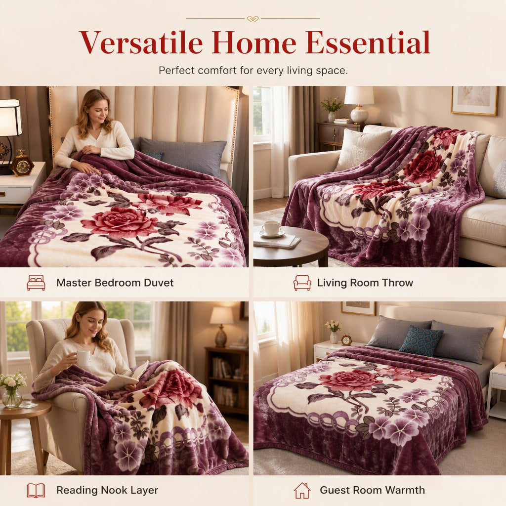 ⏳Limited-time 50% off⏰Thickened Soft Warm Throw Blanket🌺🛏️