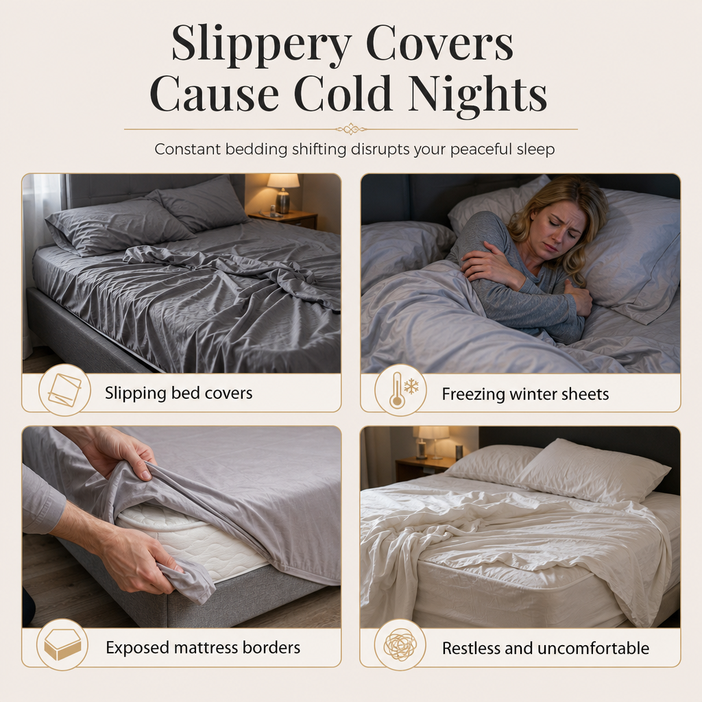 🔥50% OFF!!📢🛏️ Quilted Velvet Bed Skirt with Lace Trim & Non-Slip Design – Add a Soft, Elegant Finish to Your Bed While Helping Hide Under-Bed Storage, A Cosy Bedroom Upgrade Made Easy ✨