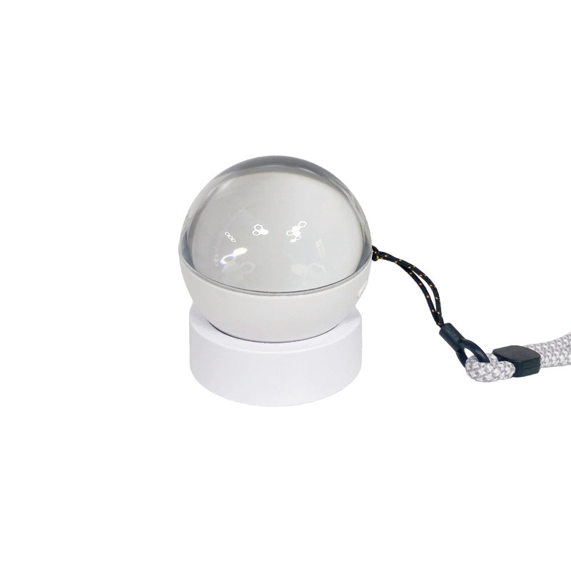 ⏳🔥LIMITED-TIME 50% OFF! Careluxpro Transparent Crystal Ball Bluetooth Speaker with Digital Screen for Video and GIF Playback