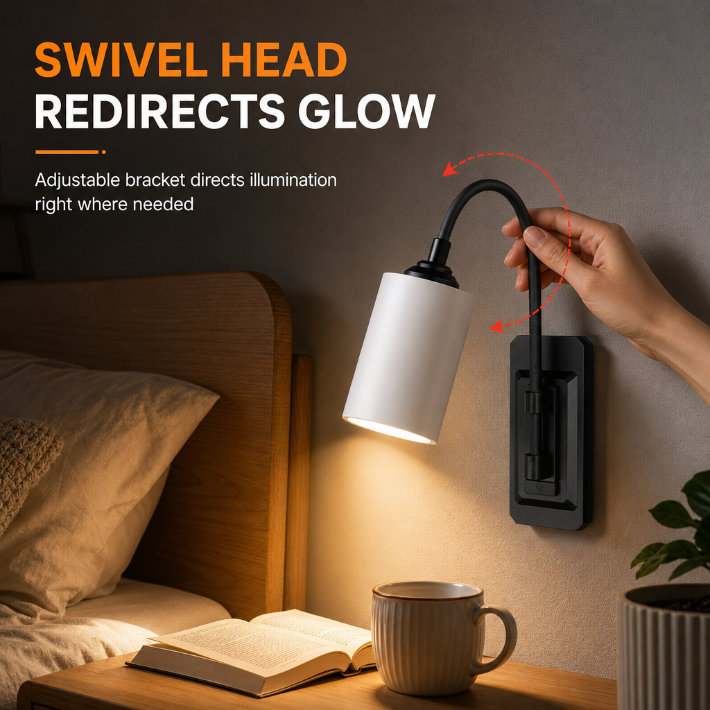 🏆 LIMITED-TIME 50% OFF! ✨Rechargeable LED Wall Sconce