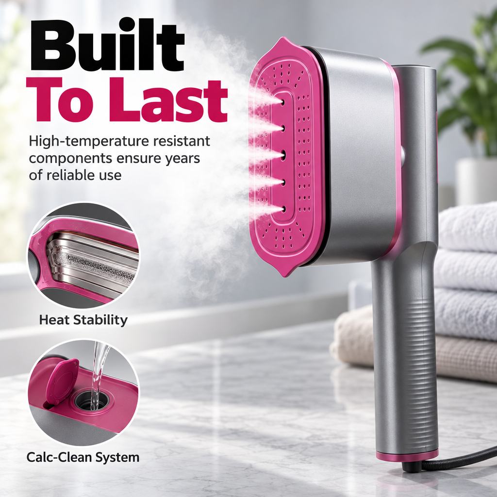 🔥50% OFF!!📢🧺 Portable Handheld Garment Steamer – Dry & Wet Ironing Made Easy, Freshen Clothes at Home or on the Go ✨