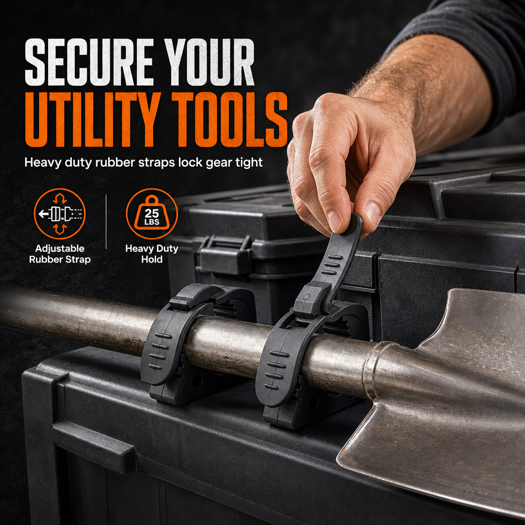 ⏳🔥LIMITED-TIME 50% OFF! Quick Installation Tool Clamps Stable Mounting Brackets for 3-4cm Tools in Vehicles and Indoors
