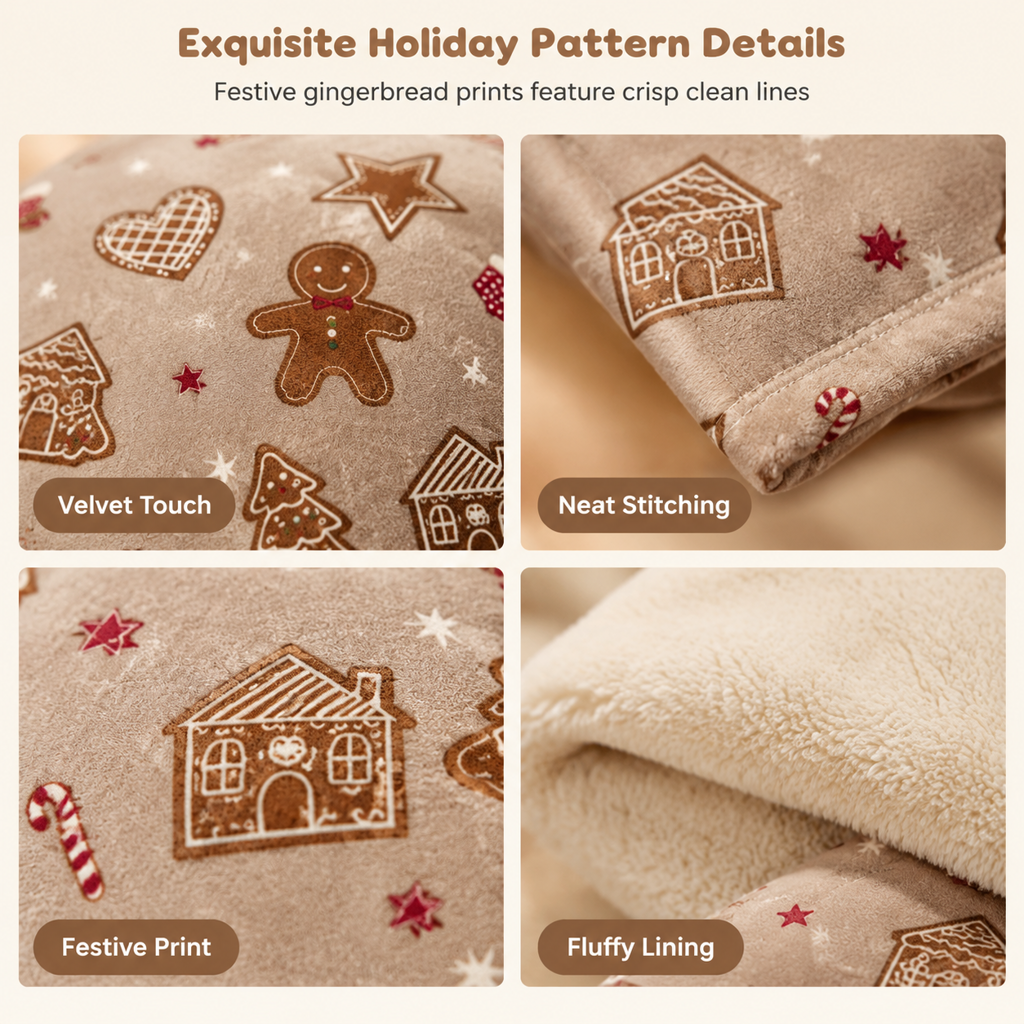 Printed Thick Warm 3-Piece Bedding Set for Autumn and Winter