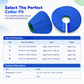 📢📢50% OFF !! ⏰Two-Tone Blue and Green Pet Recovery Collar for Dogs and Cats Anti-Bite and Anti-Scratch Protective Elizabethan Cone