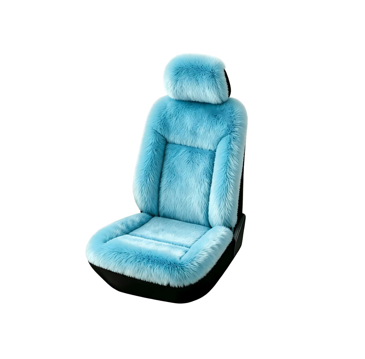 Universal Winter Warm Plush Car Seat Covers Solid Color Comfortable Car Seat Cushion Set