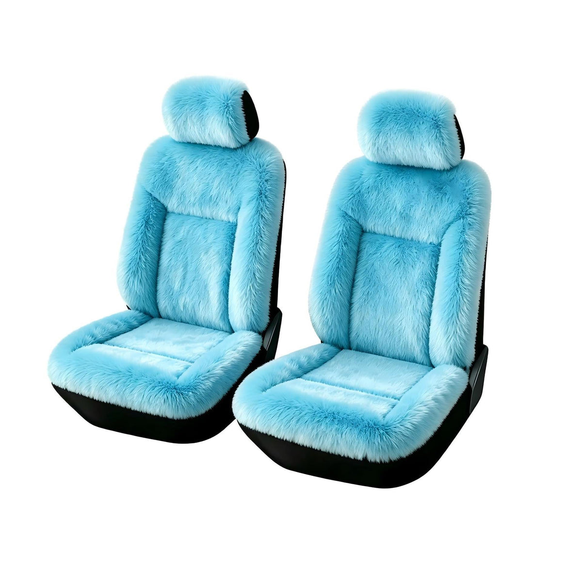 Universal Winter Warm Plush Car Seat Covers Solid Color Comfortable Car Seat Cushion Set