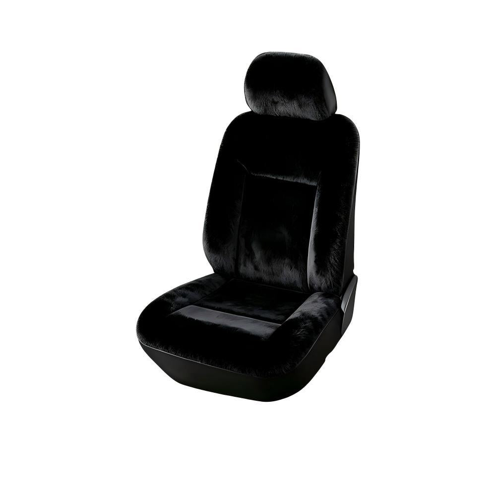 Universal Winter Warm Plush Car Seat Covers Solid Color Comfortable Car Seat Cushion Set