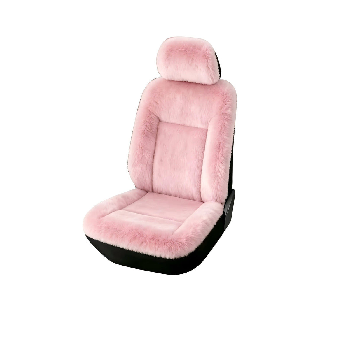 Universal Winter Warm Plush Car Seat Covers Solid Color Comfortable Car Seat Cushion Set