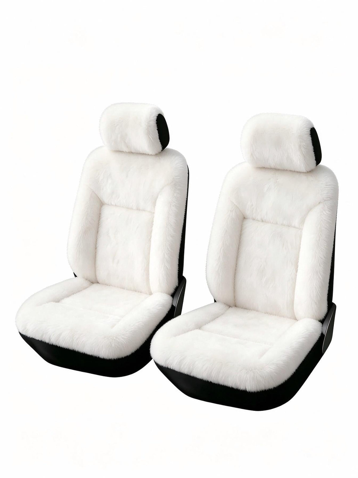 Universal Winter Warm Plush Car Seat Covers Solid Color Comfortable Car Seat Cushion Set