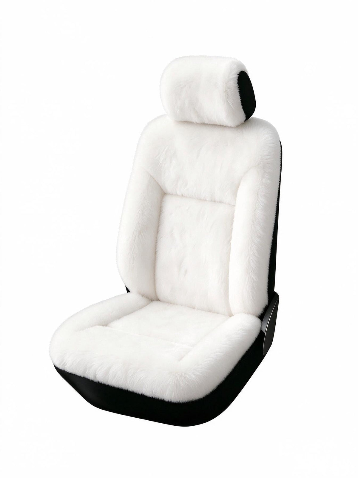 Universal Winter Warm Plush Car Seat Covers Solid Color Comfortable Car Seat Cushion Set