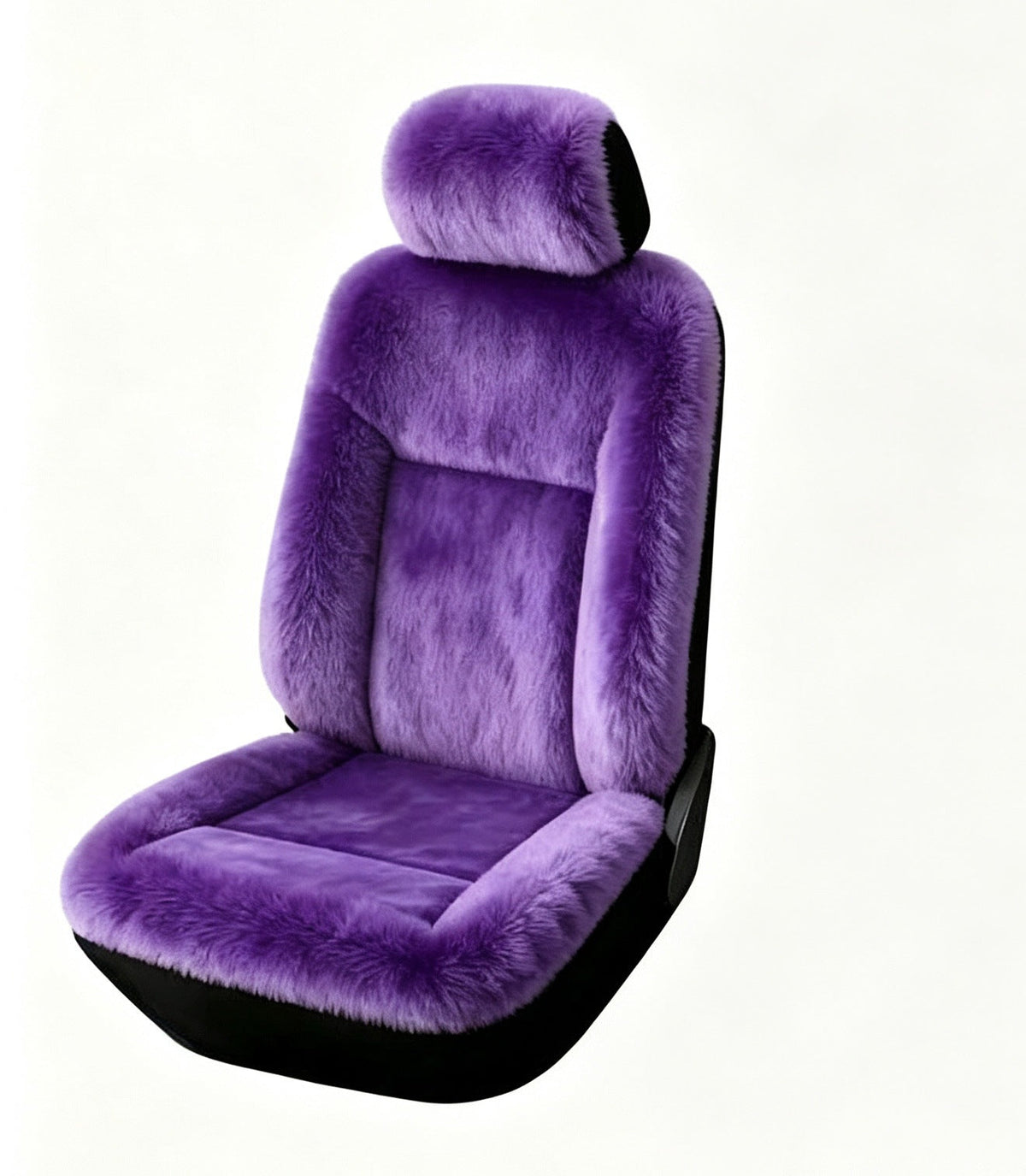 Universal Winter Warm Plush Car Seat Covers Solid Color Comfortable Car Seat Cushion Set