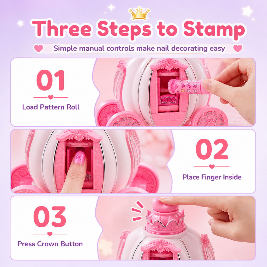 Pink Kids Makeup Kit for Girls Childrens Cosmetics Toy Set with Makeup Box Birthday Gift for Little Princess