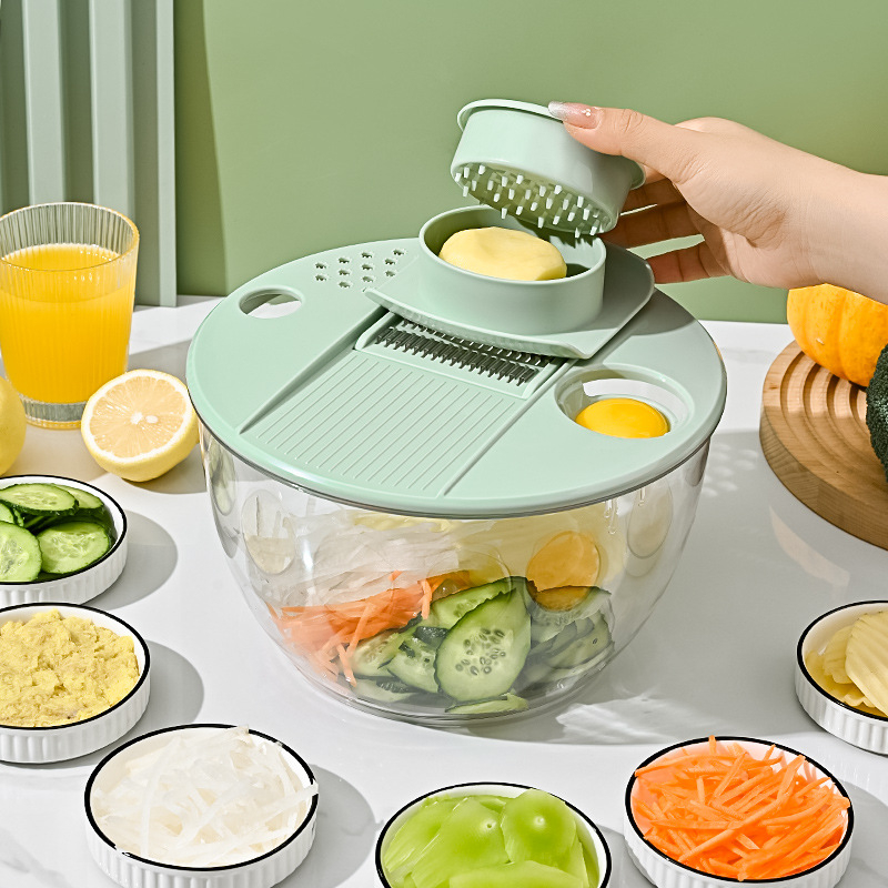 Salad Spinner with Multi-Function Lid