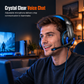 Over-Ear Gaming Headset with Microphone for PC and Console