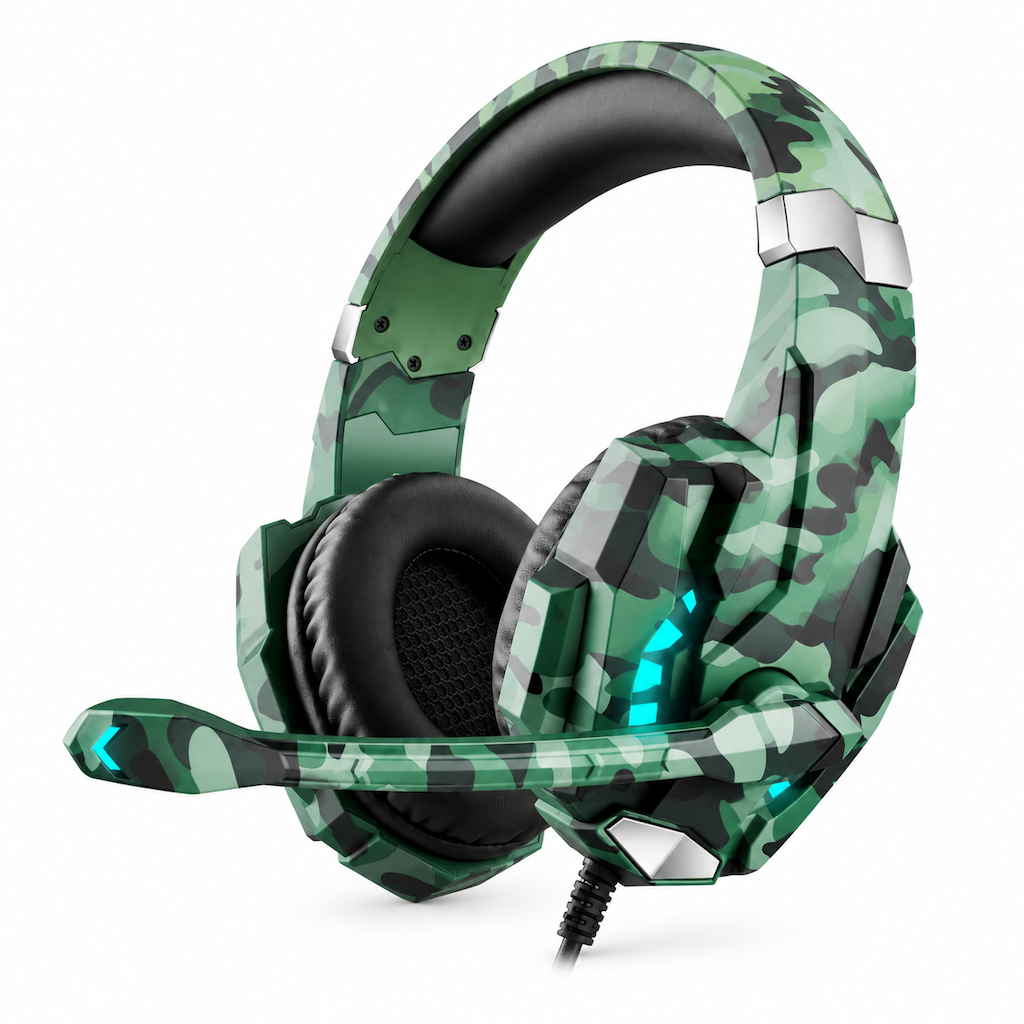 Over-Ear Gaming Headset with Microphone for PC and Console