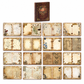 📢📢49% OFF !! ⏰Vintage European Style Hardcover Journal Notebook with Hollow Out Cover Gold Foil Accents and Color Illustrated Pages